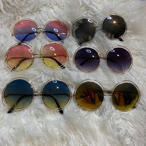 Retro orbit sunglasses